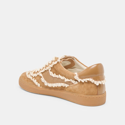 Notice Lace Lt Brown Suede Sneakers - Dolce Vita