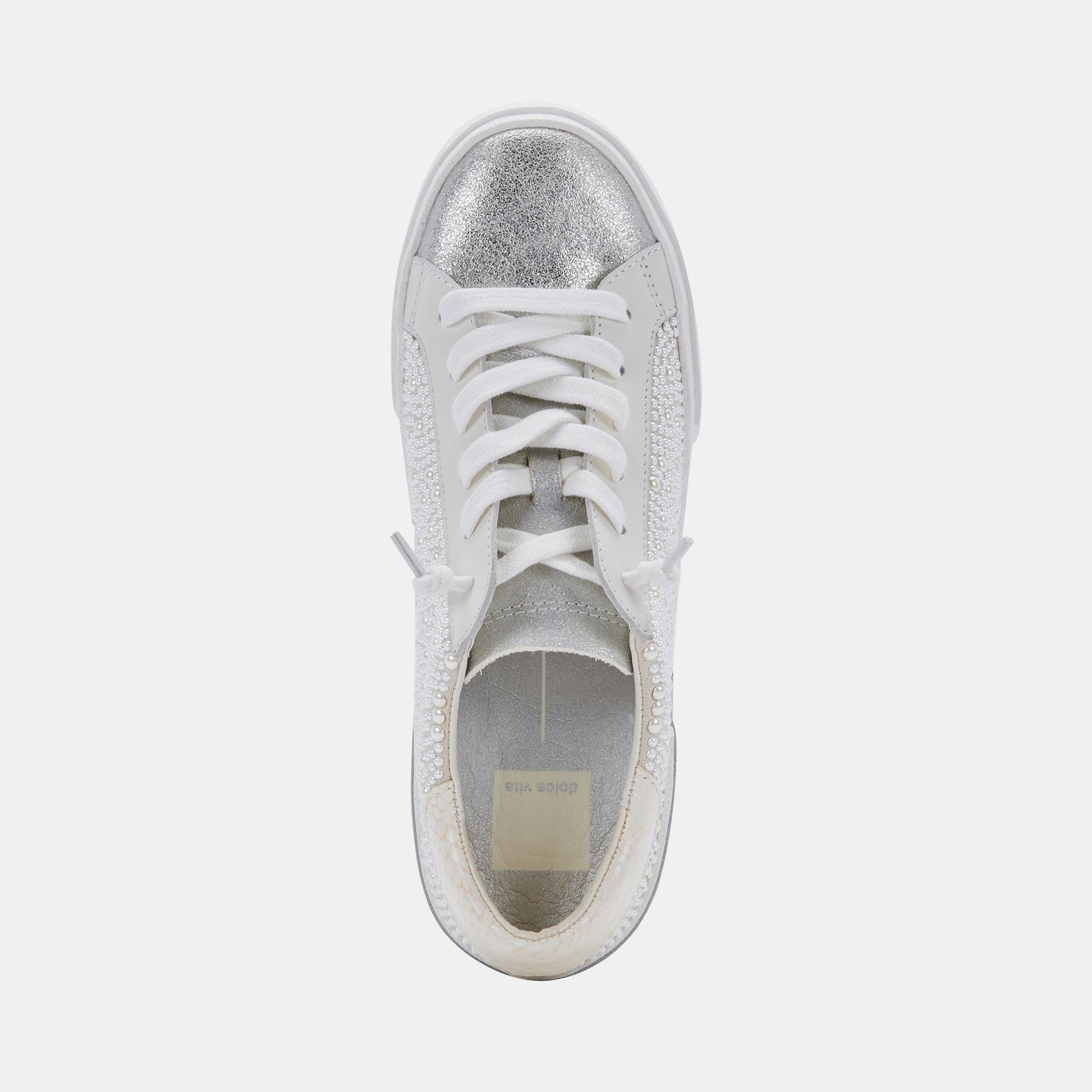 Zina Pearl Sneakers Vanilla Pearls - Dolce Vita