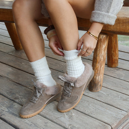Izzey Plush Olive Suede Sneakers - Dolce Vita