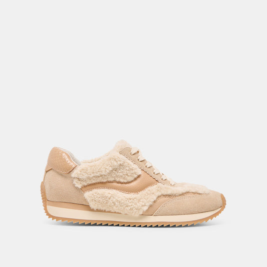 B.NTCD Plush Natural Plush Sneakers - Dolce Vita