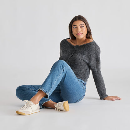 Sariya White Nylon Sneakers - Dolce Vita