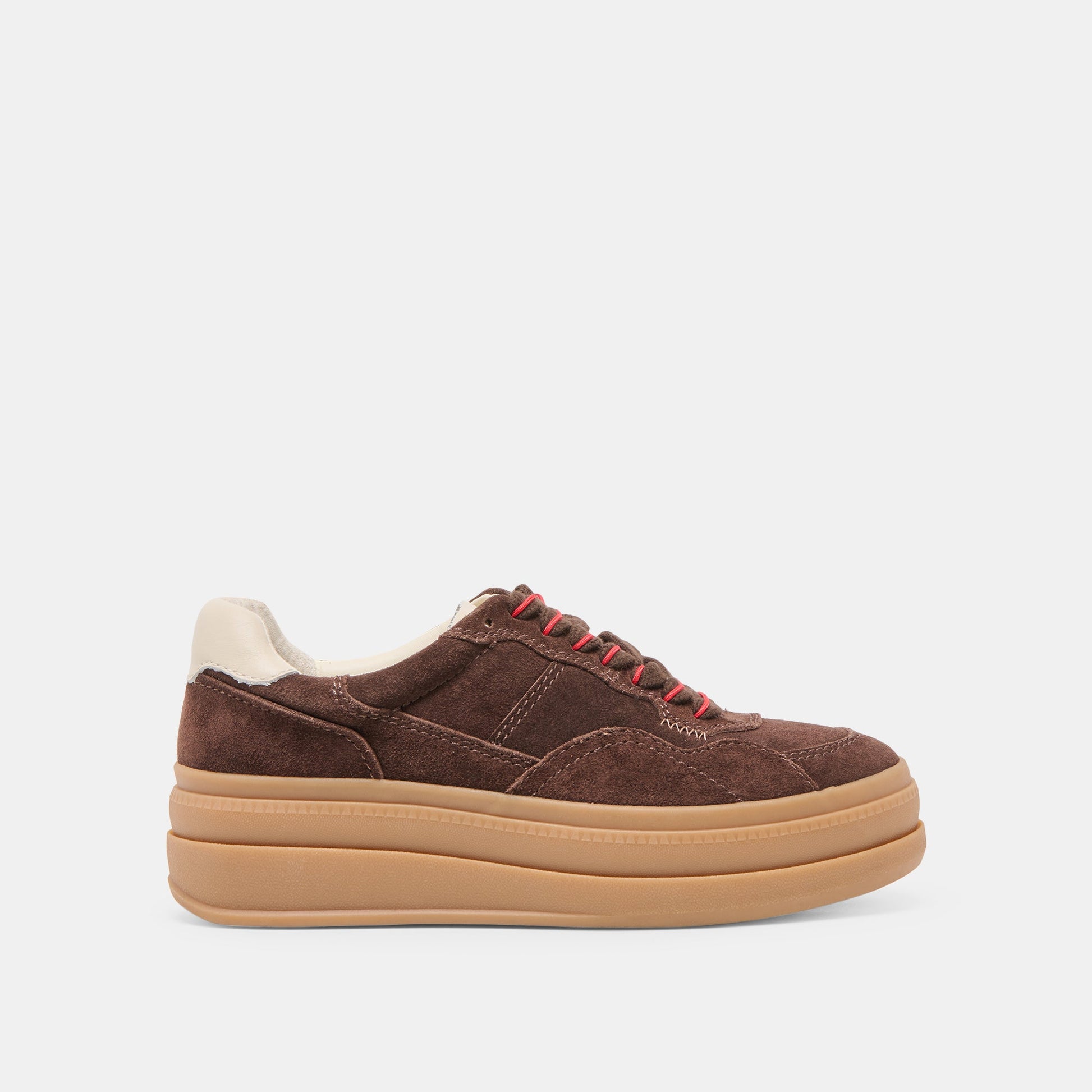 Naomy H2O Waterproof Dk Brown Suede Sneakers - Dolce Vita
