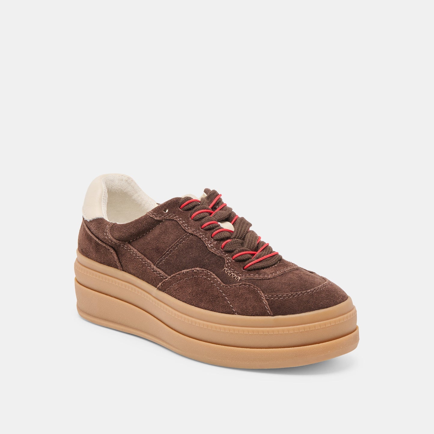 Naomy H2O Waterproof Dk Brown Suede Sneakers - Dolce Vita