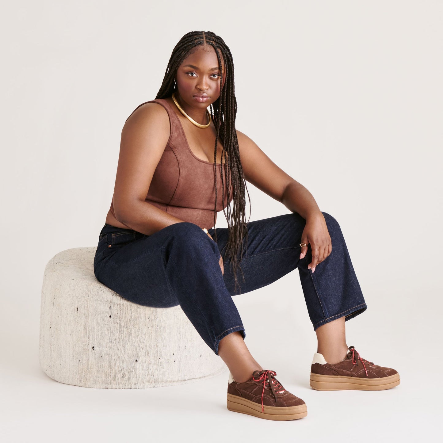 Naomy H2O Waterproof Dk Brown Suede Sneakers - Dolce Vita