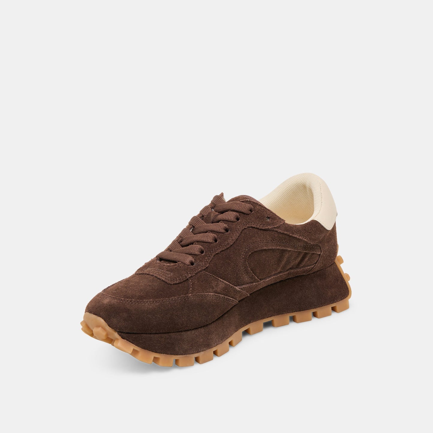 Tricia Dk Brown Suede Sneakers - Dolce Vita