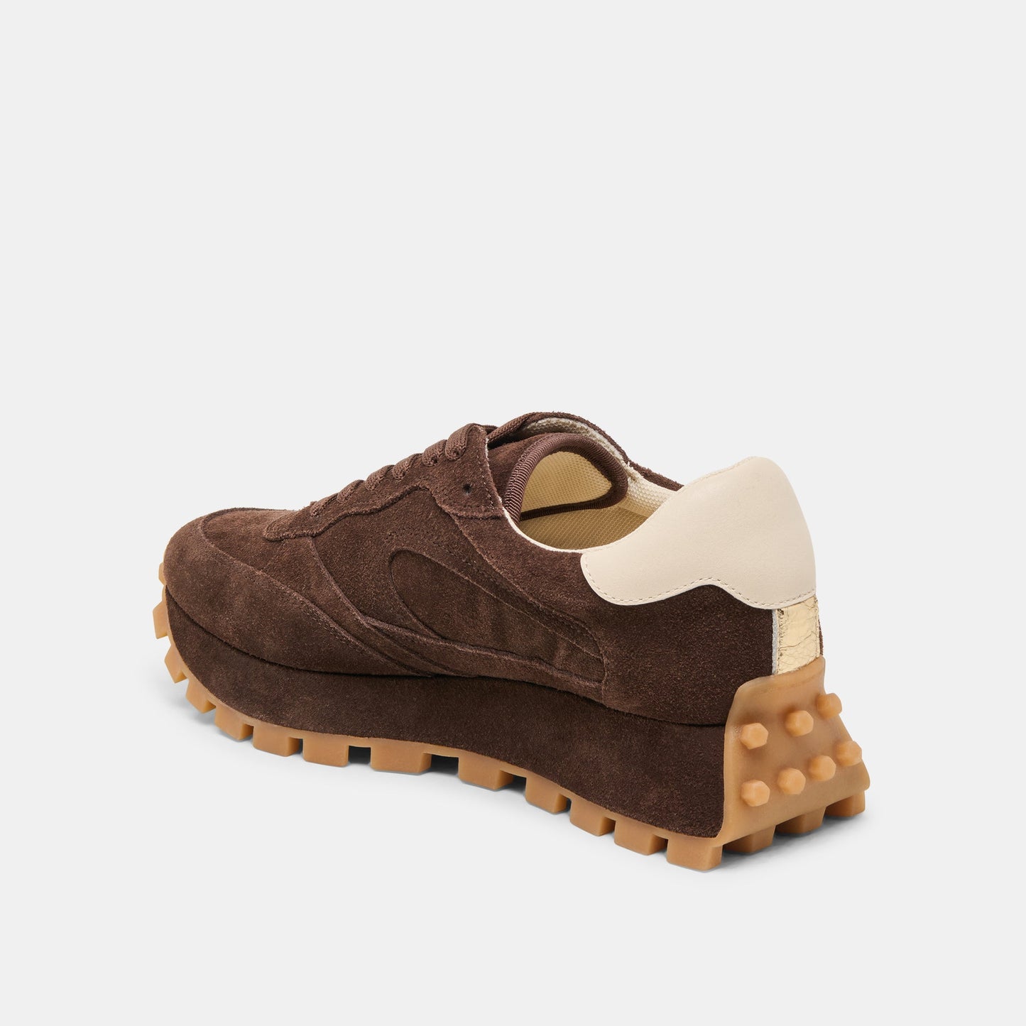 Tricia Dk Brown Suede Sneakers - Dolce Vita