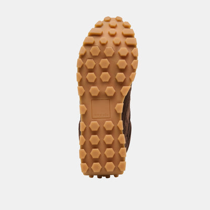 Tricia Dk Brown Suede Sneakers - Dolce Vita
