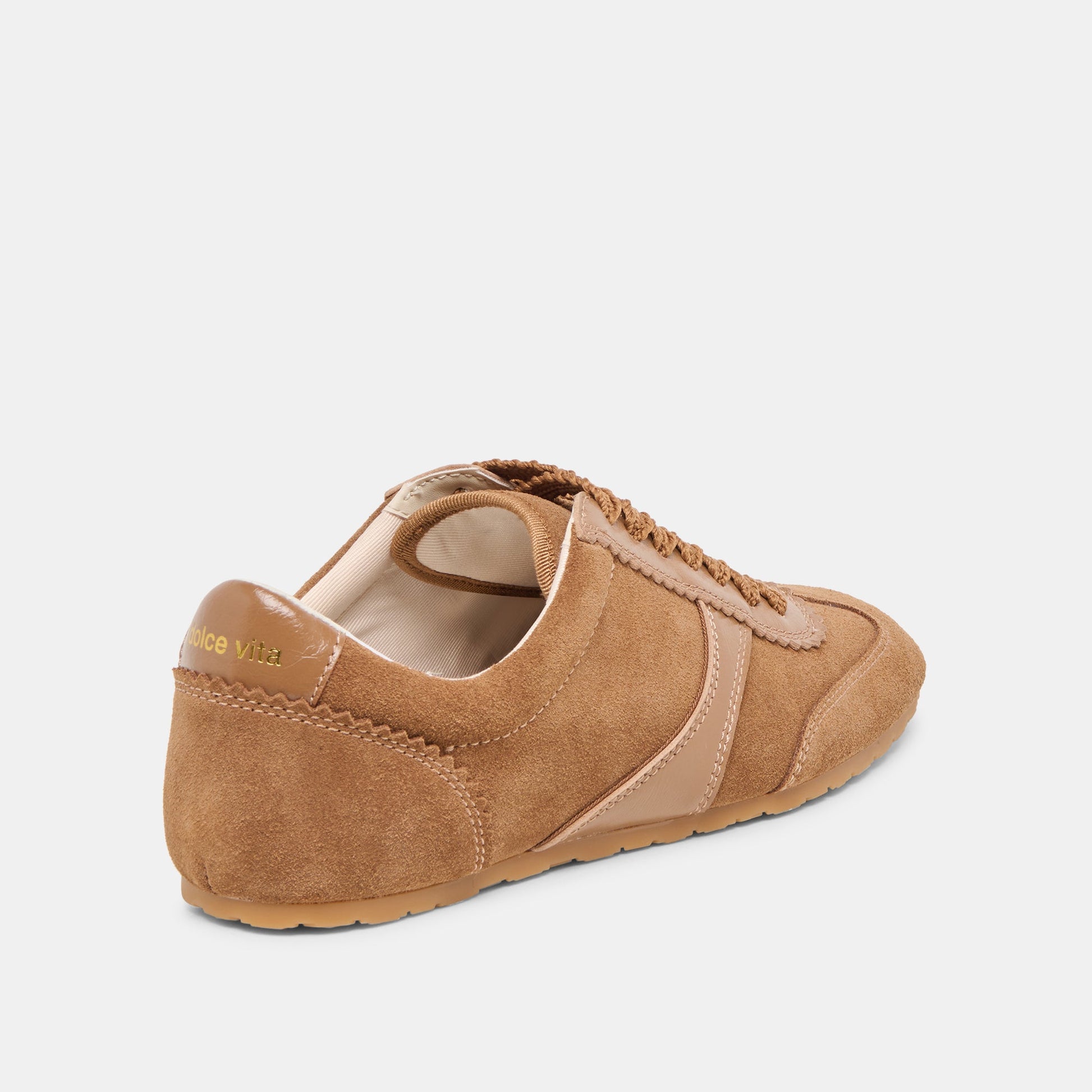 Dorie Pecan Suede Sneakers - Dolce Vita