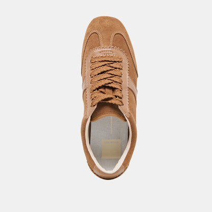 Dorie Pecan Suede Sneakers - Dolce Vita