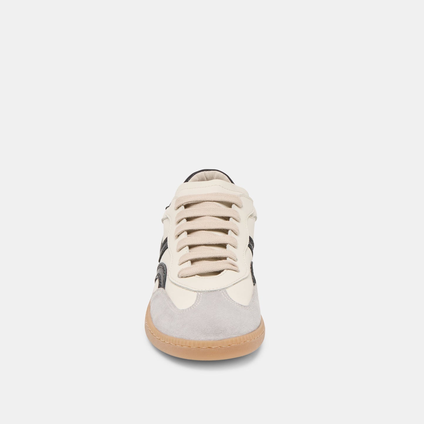 Rebel White Black Leather Sneakers - Dolce Vita