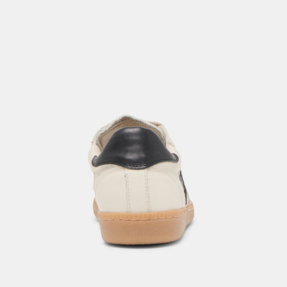 Rebel White Black Leather Sneakers - Dolce Vita