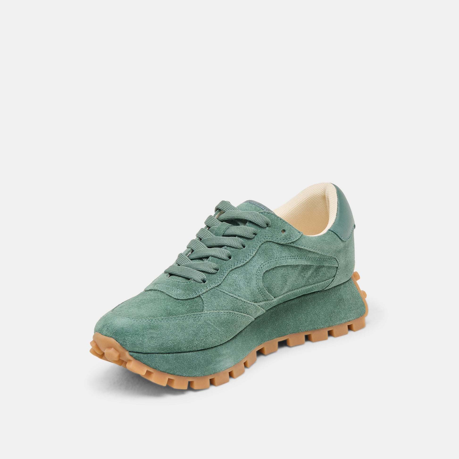 Tricia Dk Green Suede Sneakers - Dolce Vita