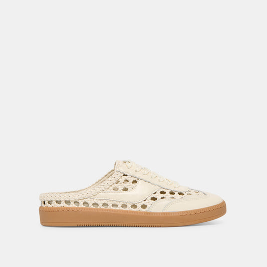Notice Slide Woven Off White Woven Stella Sneakers - Dolce Vita