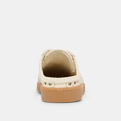 Notice Slide Woven Off White Woven Stella Sneakers - Dolce Vita