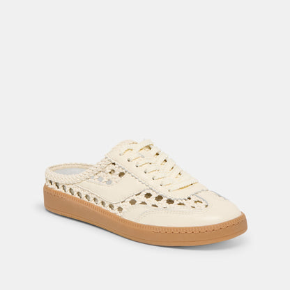 Notice Slide Woven Off White Woven Stella Sneakers - Dolce Vita