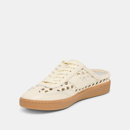 Notice Slide Woven Off White Woven Stella Sneakers - Dolce Vita