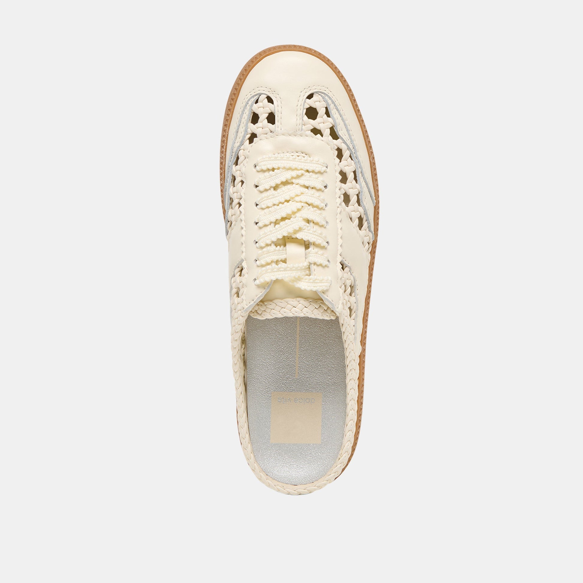 Notice Slide Woven Off White Woven Stella Sneakers - Dolce Vita