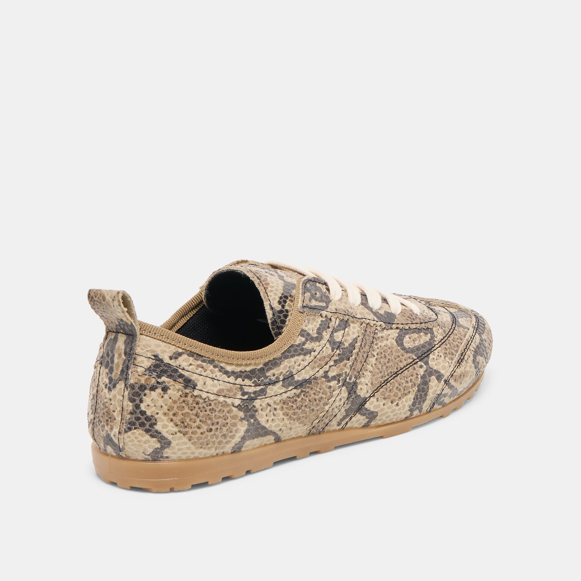 Viper Snake Print Embossed Leather Sneakers - Dolce Vita