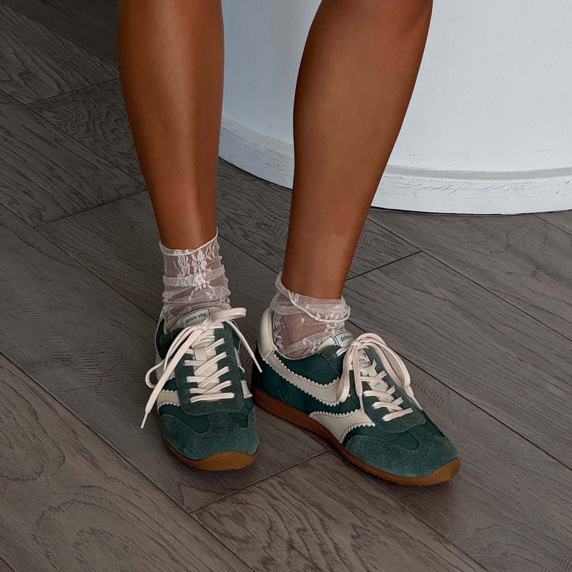 Limit Green Nylon Sneakers - Dolce Vita