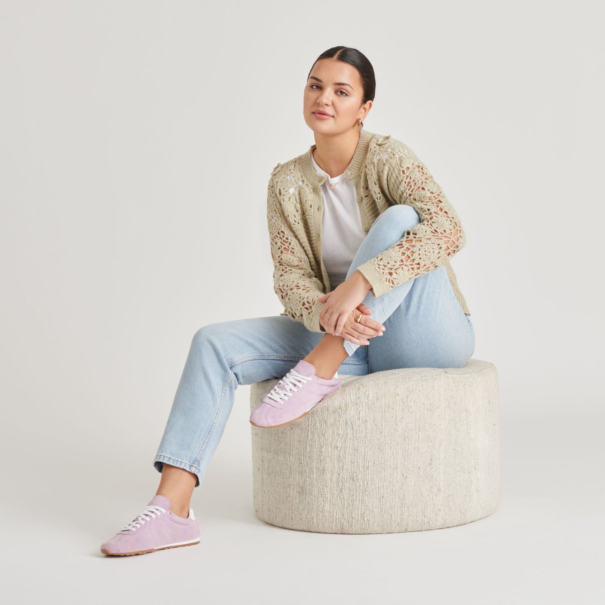 SERINA SNEAKERS LAVENDER SUEDE - Dolce Vita