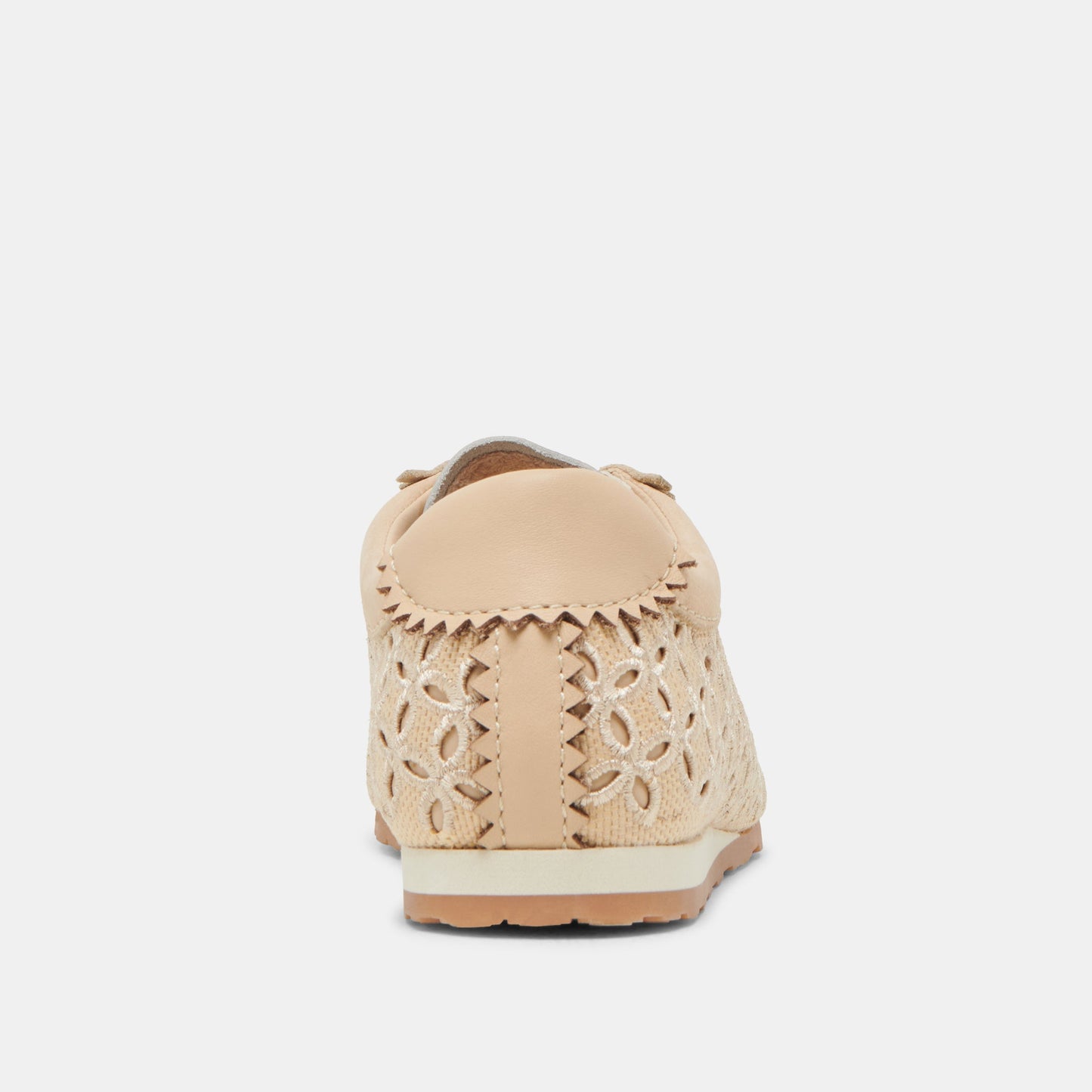 DANIE EYELET PERF SNEAKERS LT NATURAL RAFFIA - Dolce Vita