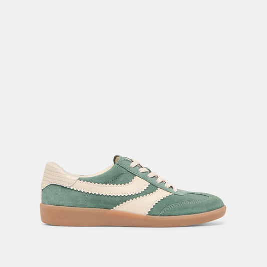 Merit Dk Green Suede Sneakers - Dolce Vita