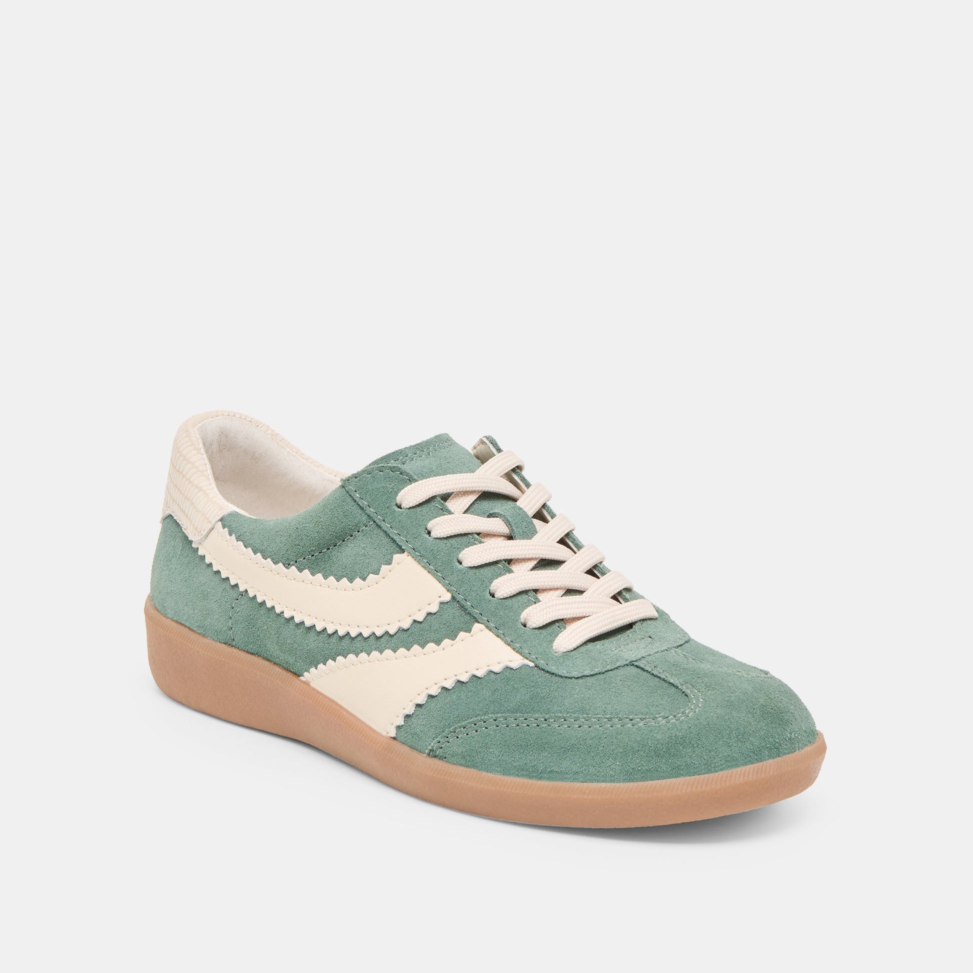 Merit Dk Green Suede Sneakers - Dolce Vita
