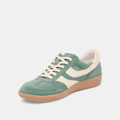 Merit Dk Green Suede Sneakers - Dolce Vita