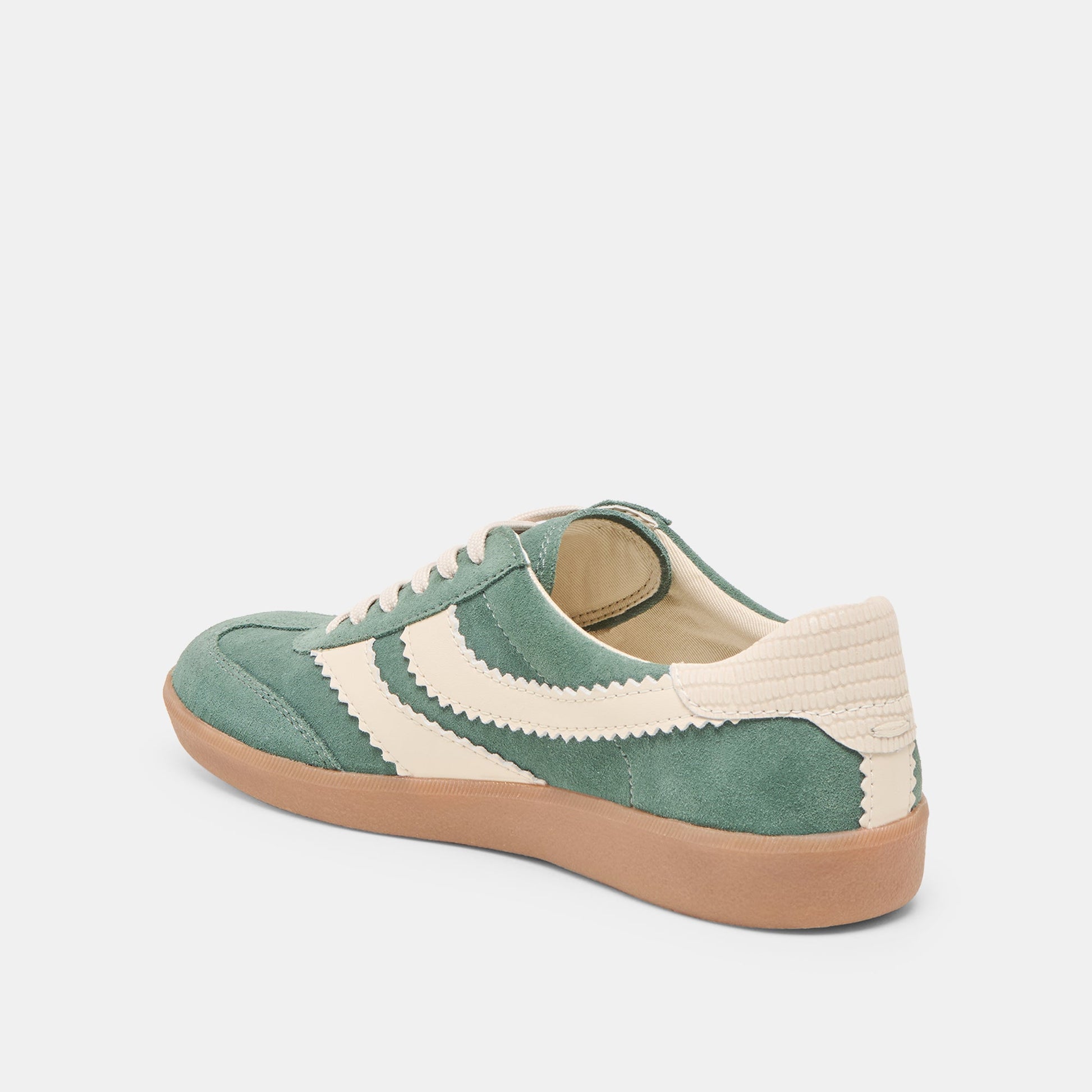 Merit Dk Green Suede Sneakers - Dolce Vita