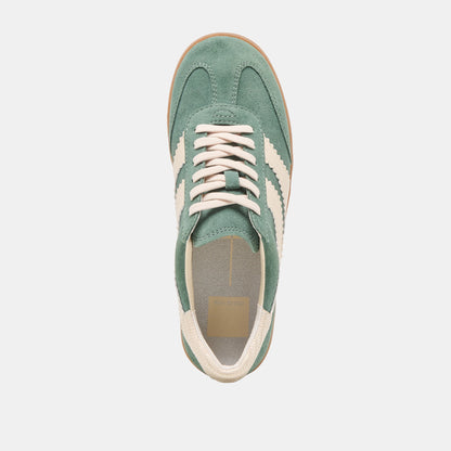 Merit Dk Green Suede Sneakers - Dolce Vita