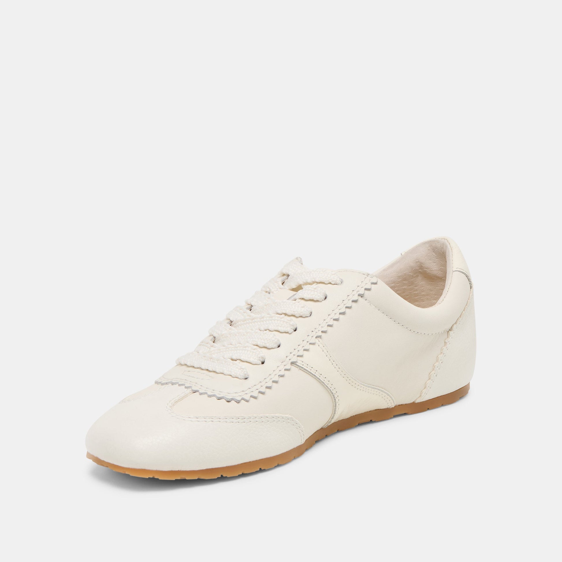 Dorie White Leather Sneakers - Dolce Vita