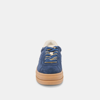 Naomy H2O Waterproof Navy Suede Sneakers - Dolce Vita