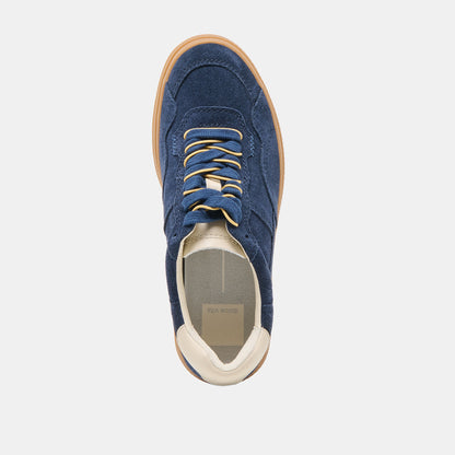 Naomy H2O Waterproof Navy Suede Sneakers - Dolce Vita