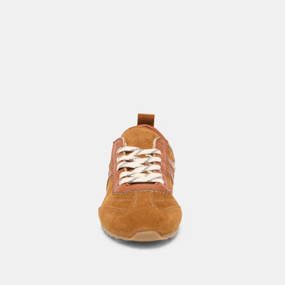 Viper Cognac Suede Sneakers - Dolce Vita