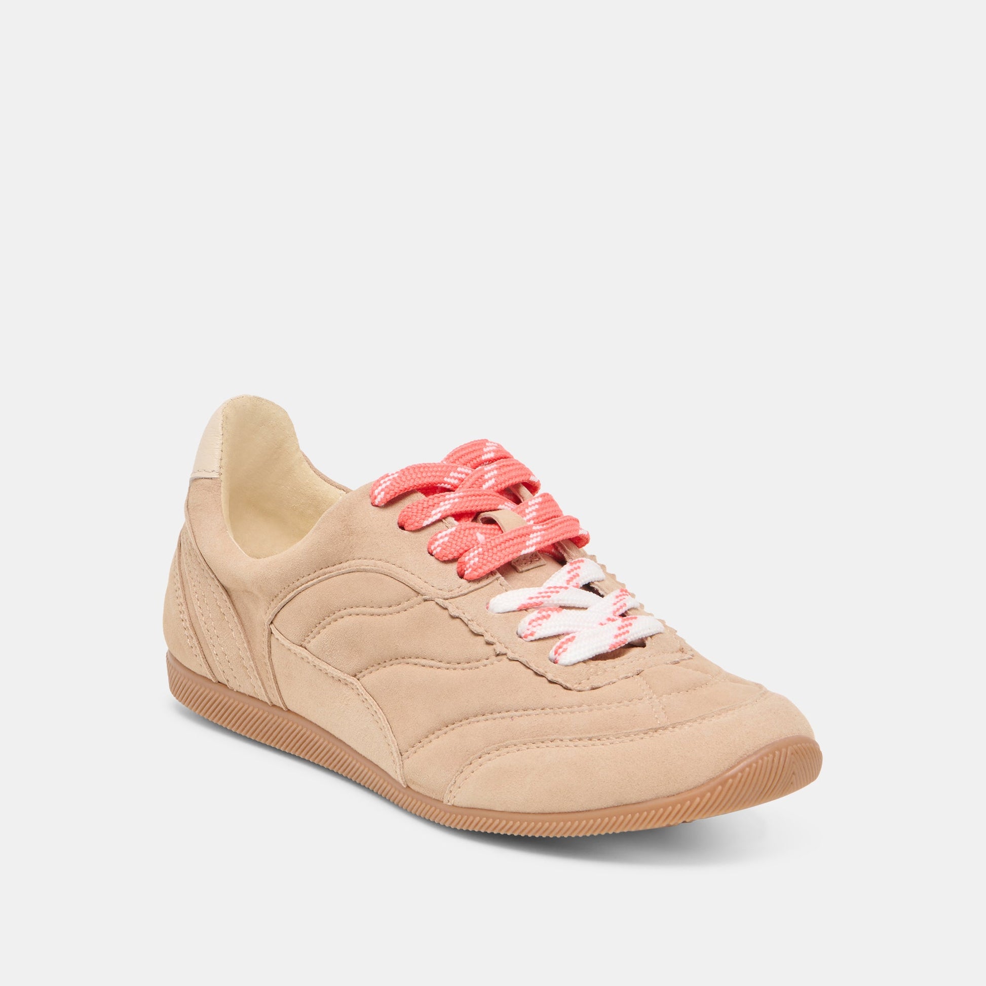 Laini Camel Suede Sneakers - Dolce Vita