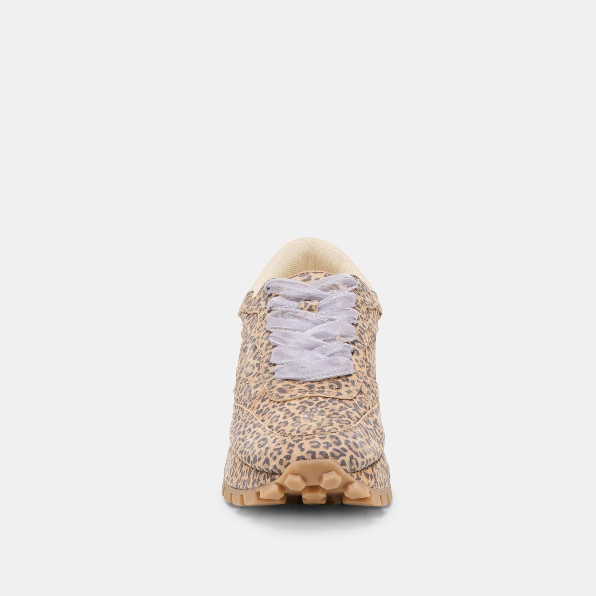 Tricia Tan Leopard Printed Suede Sneakers - Dolce Vita