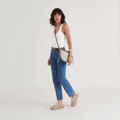 Tricia Tan Leopard Printed Suede Sneakers - Dolce Vita