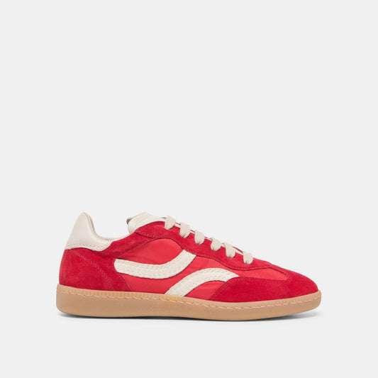 Rebel Crimson Nylon Sneakers - Dolce Vita