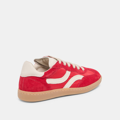 Rebel Crimson Nylon Sneakers - Dolce Vita