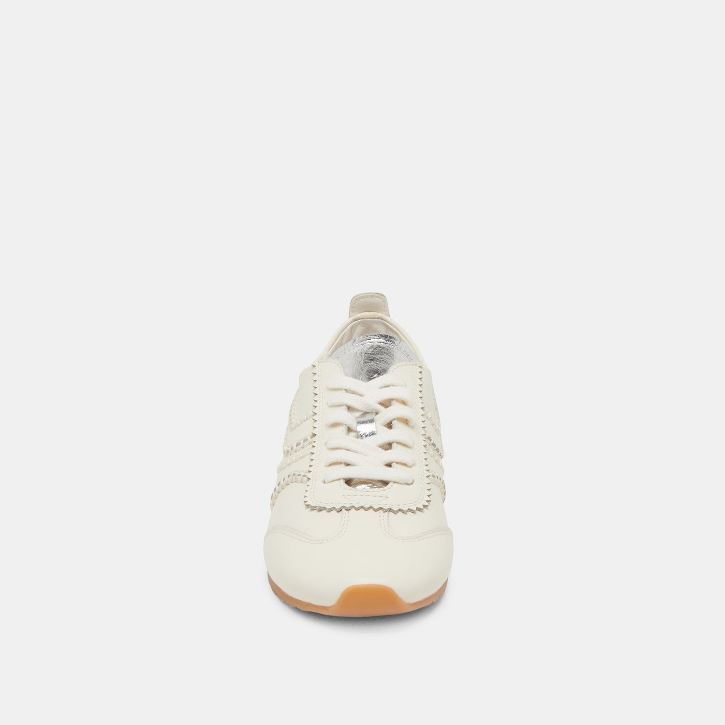 DELANY SNEAKERS OFF WHITE LEATHER - Dolce Vita