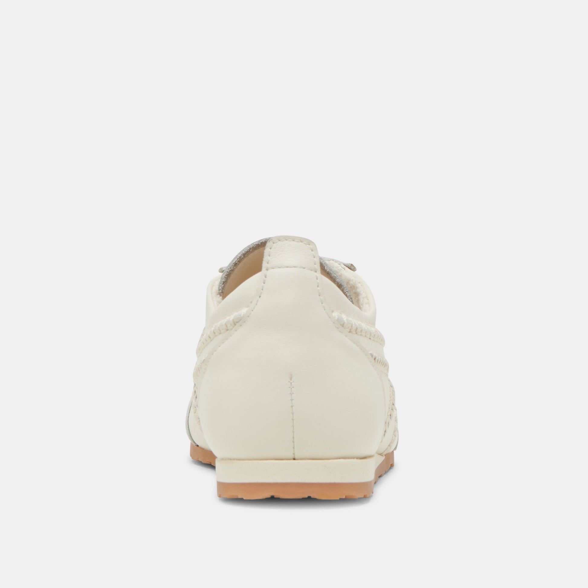 DELANY SNEAKERS OFF WHITE LEATHER - Dolce Vita