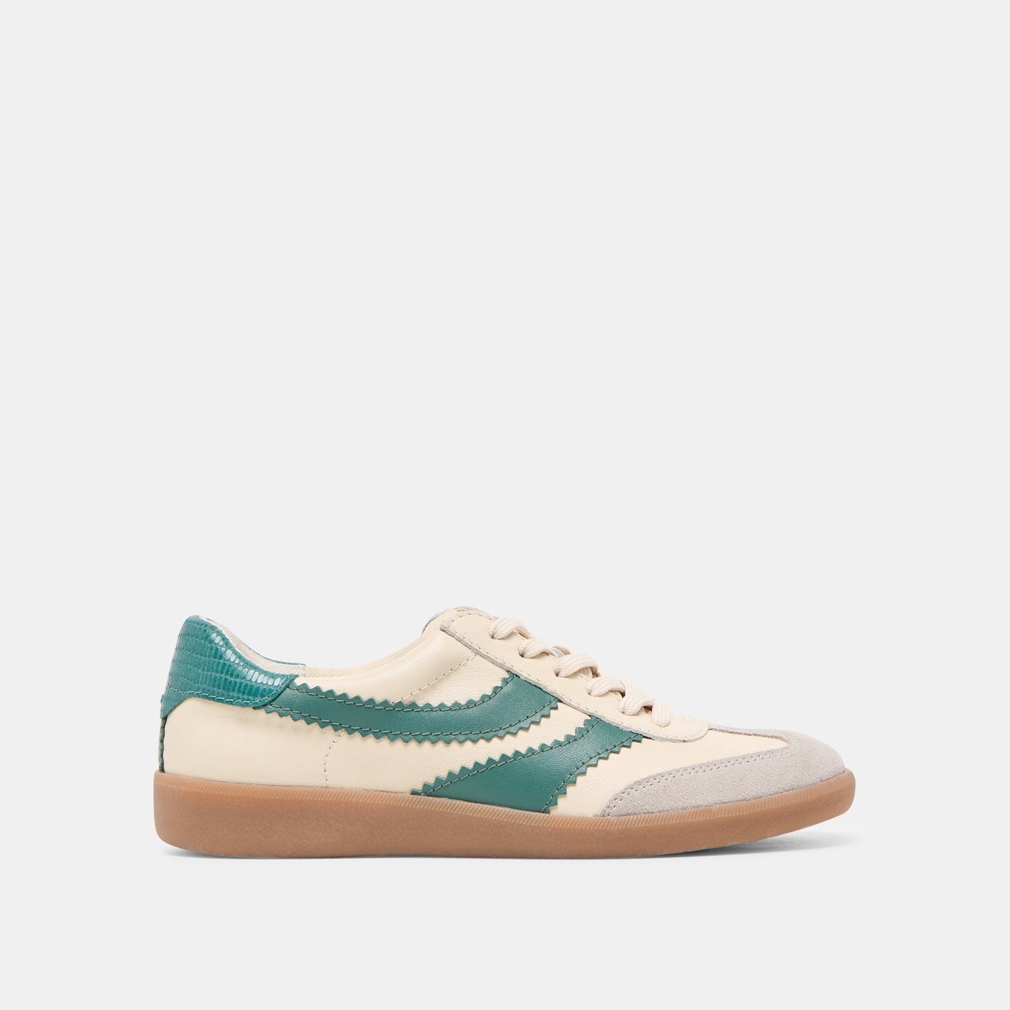 Merit White Green Leather Sneakers - Dolce Vita