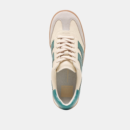 Merit White Green Leather Sneakers - Dolce Vita