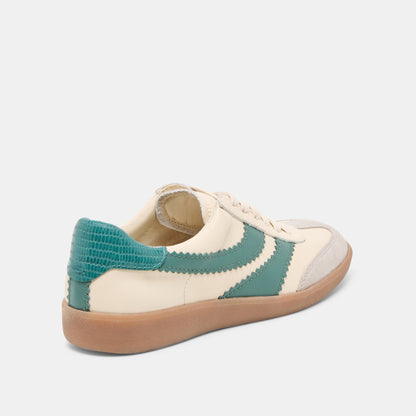 Merit White Green Leather Sneakers - Dolce Vita