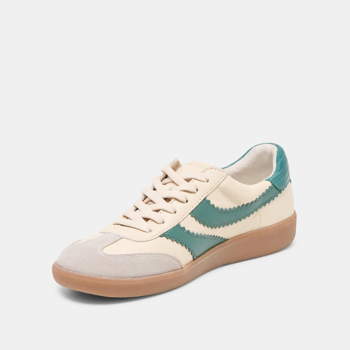 Merit White Green Leather Sneakers - Dolce Vita