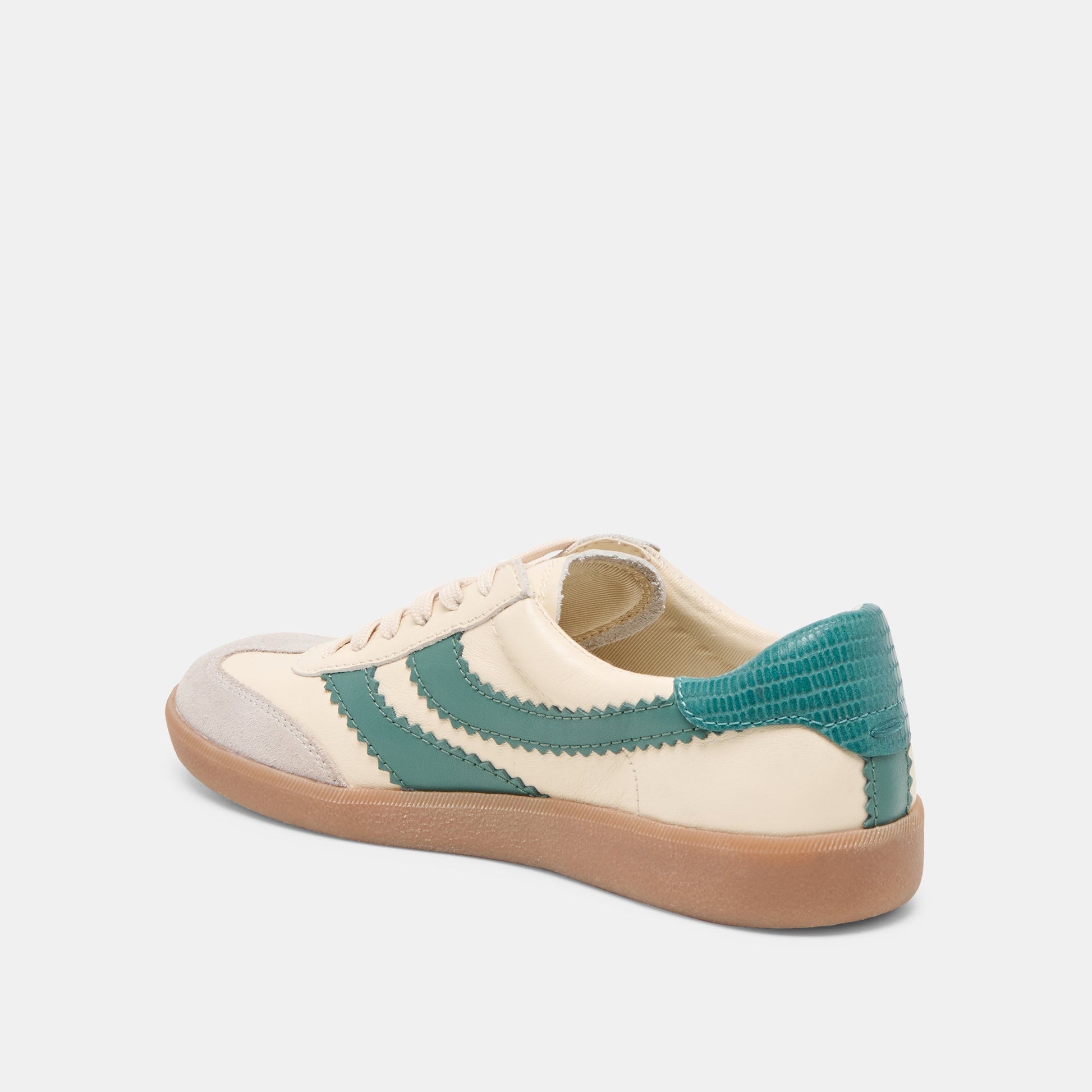 Merit White Green Leather Sneakers - Dolce Vita