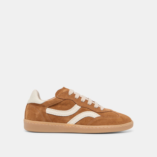 Rebel Pecan Suede Sneakers - Dolce Vita