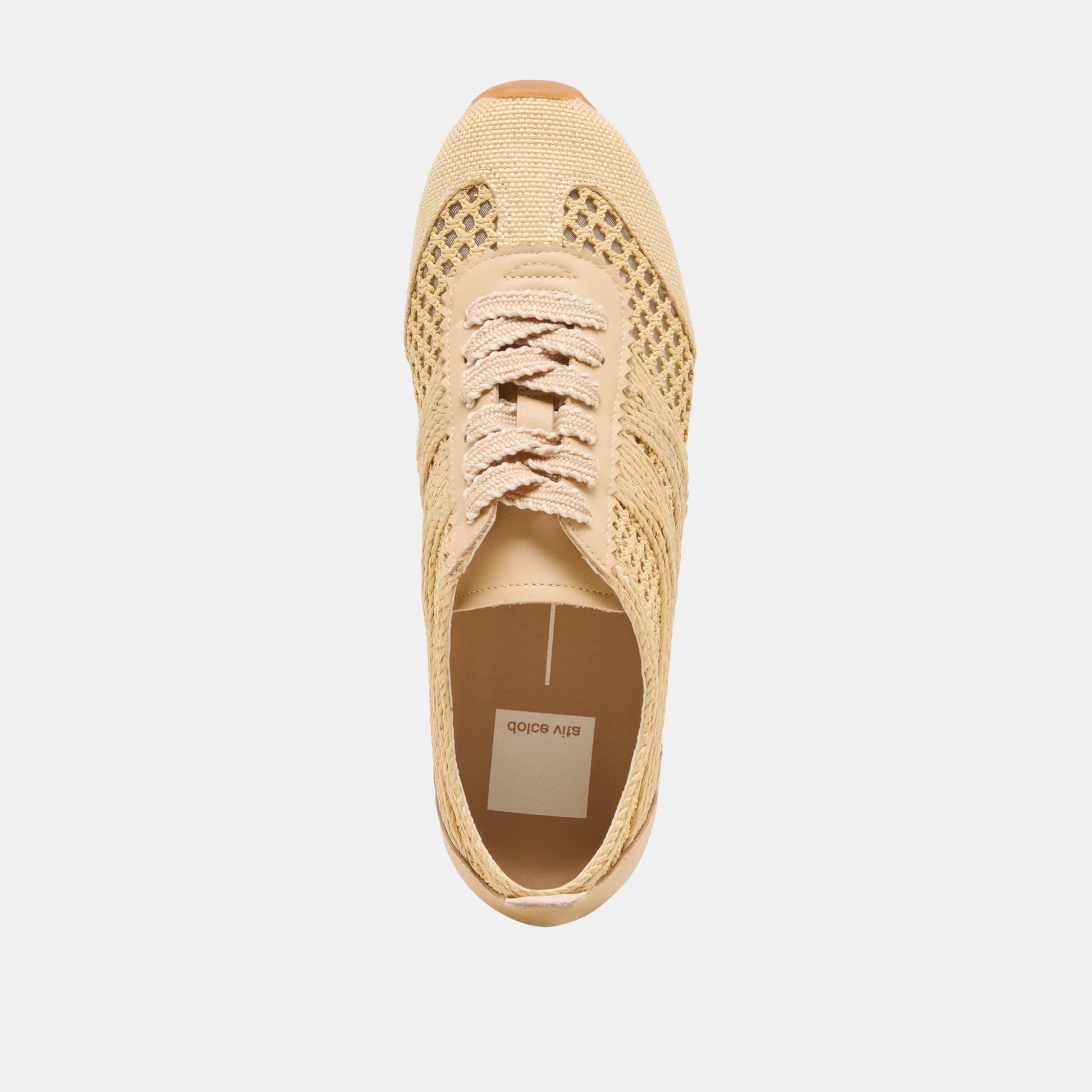 Dream Lt Natural Woven Raffia Sneakers - Dolce Vita