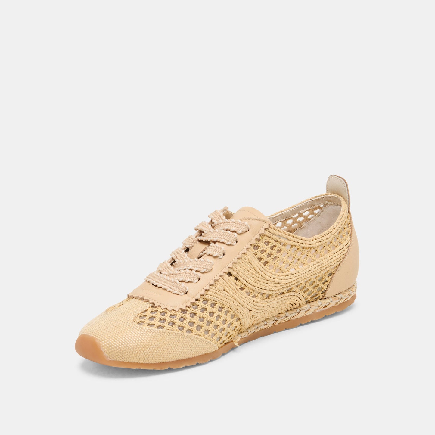 Dream Lt Natural Woven Raffia Sneakers - Dolce Vita