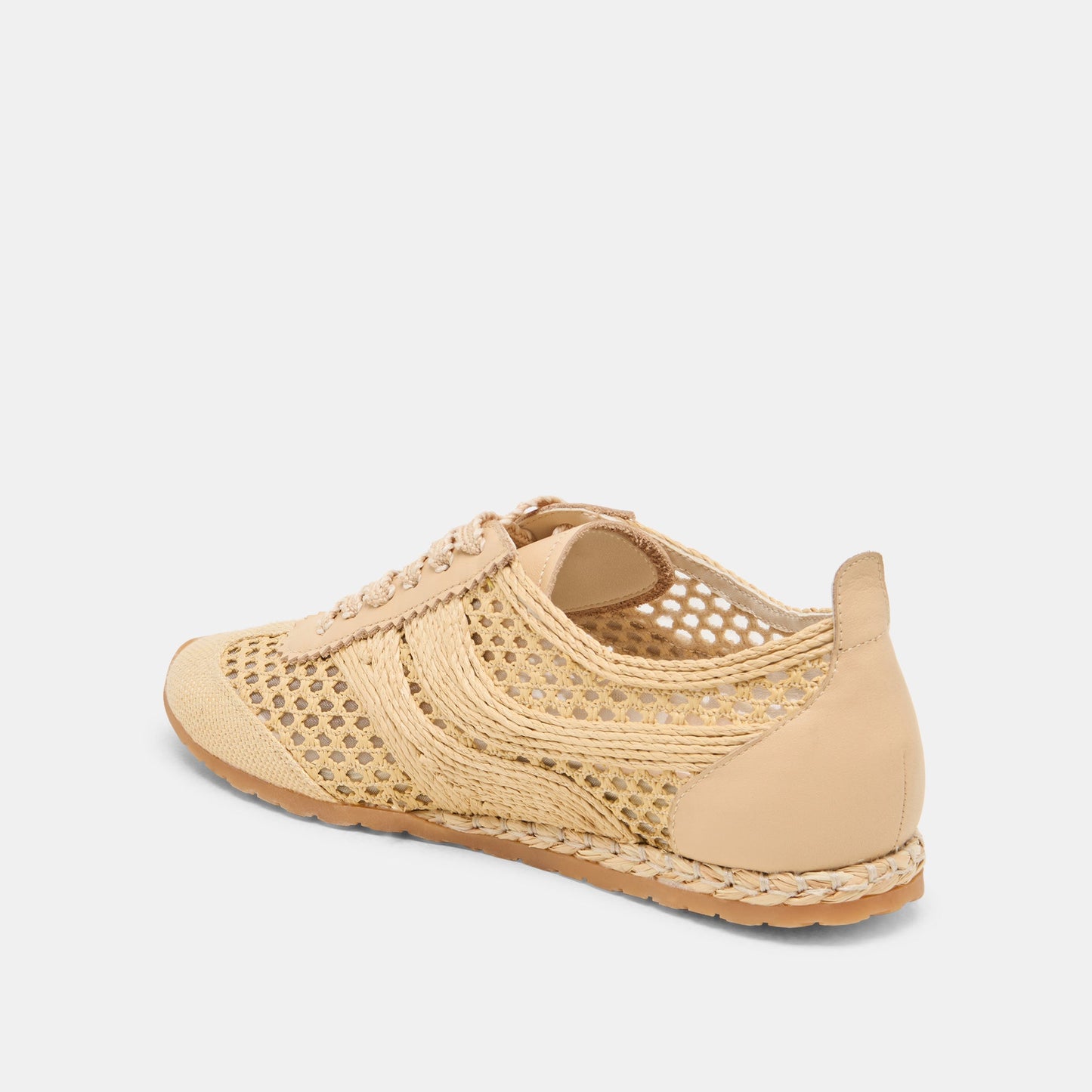 Dream Lt Natural Woven Raffia Sneakers - Dolce Vita